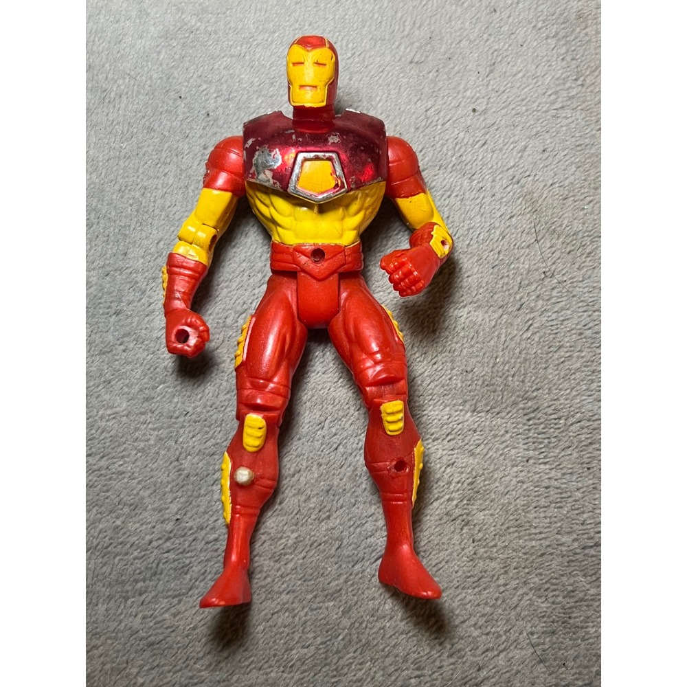 Vintage 1994 Toy Biz Iron Man Action Figure Marvel Comics 5in Retro Loose